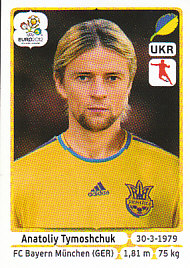 Anatoliy Tymoshchuk Ukraine samolepka EURO 2012 #412